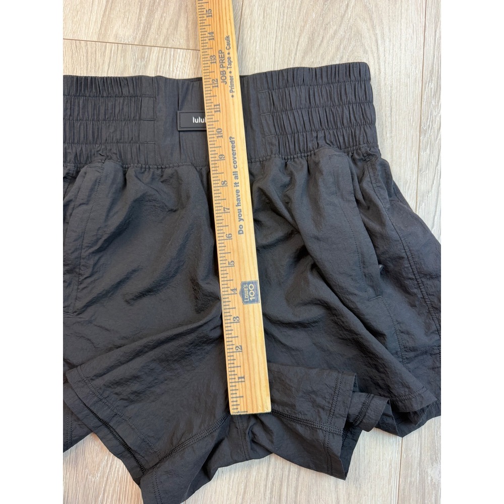 Lululemon Track That High-Rise Lined Short 3 Black LW7DCES Size 4 - Picture 4 of 7